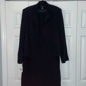 Black dress with matching jacket